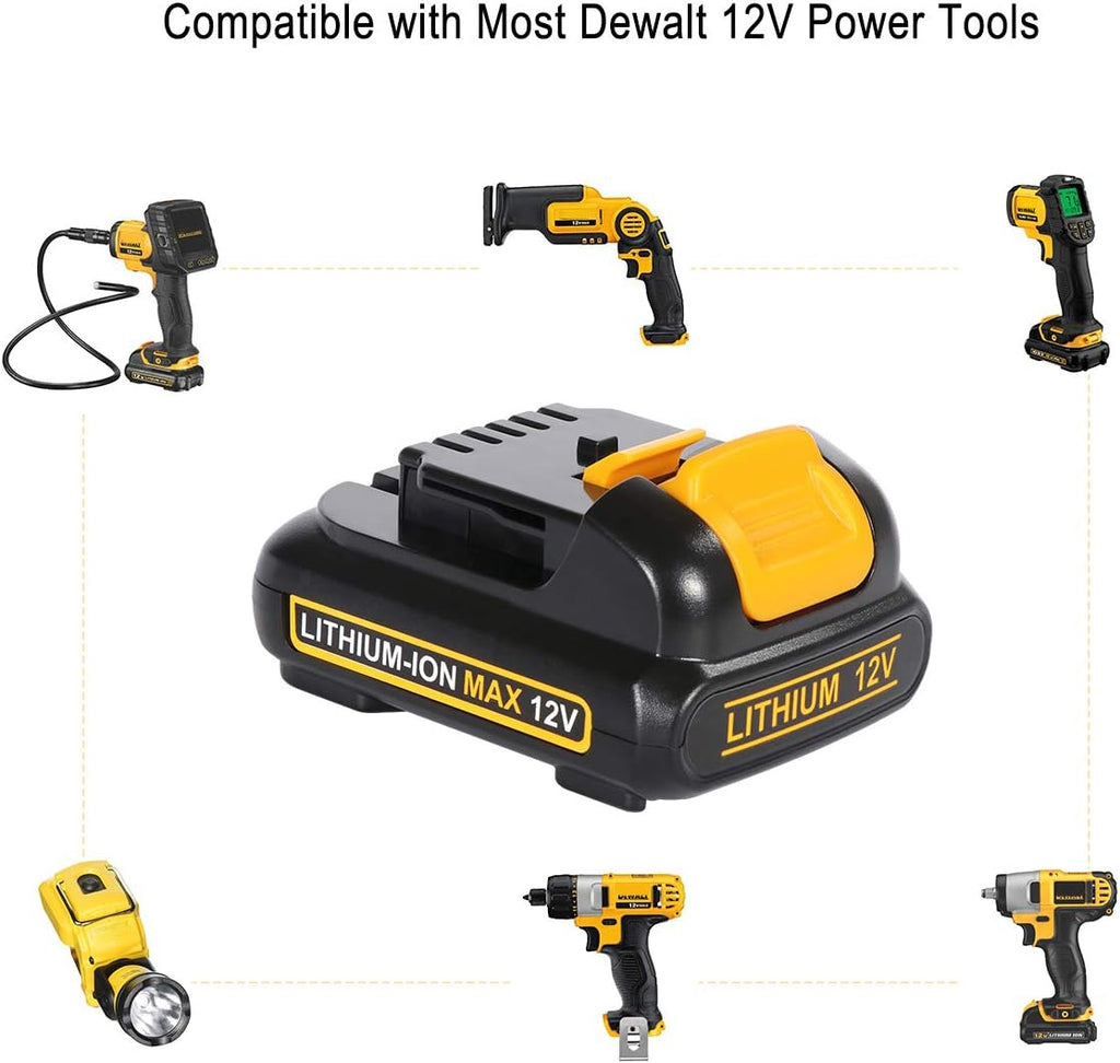 12V 3.0Ah Li-Ion Battery DCB127 (2 Pieces)